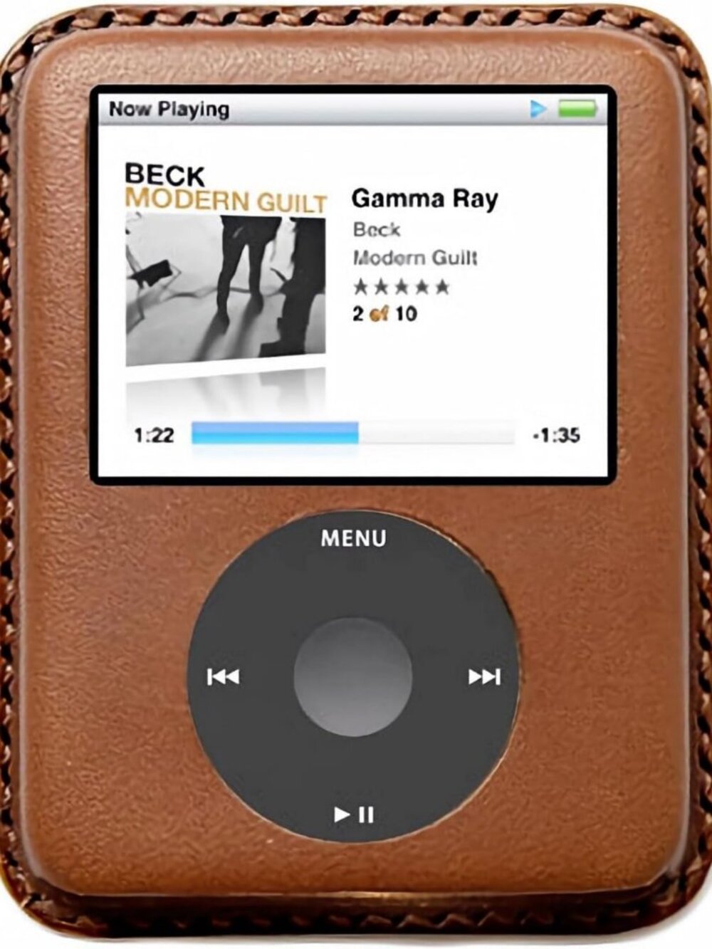 Stylish Handmade Brown Leather Case for iPod Nano 3rd Gen - Perfect Fit